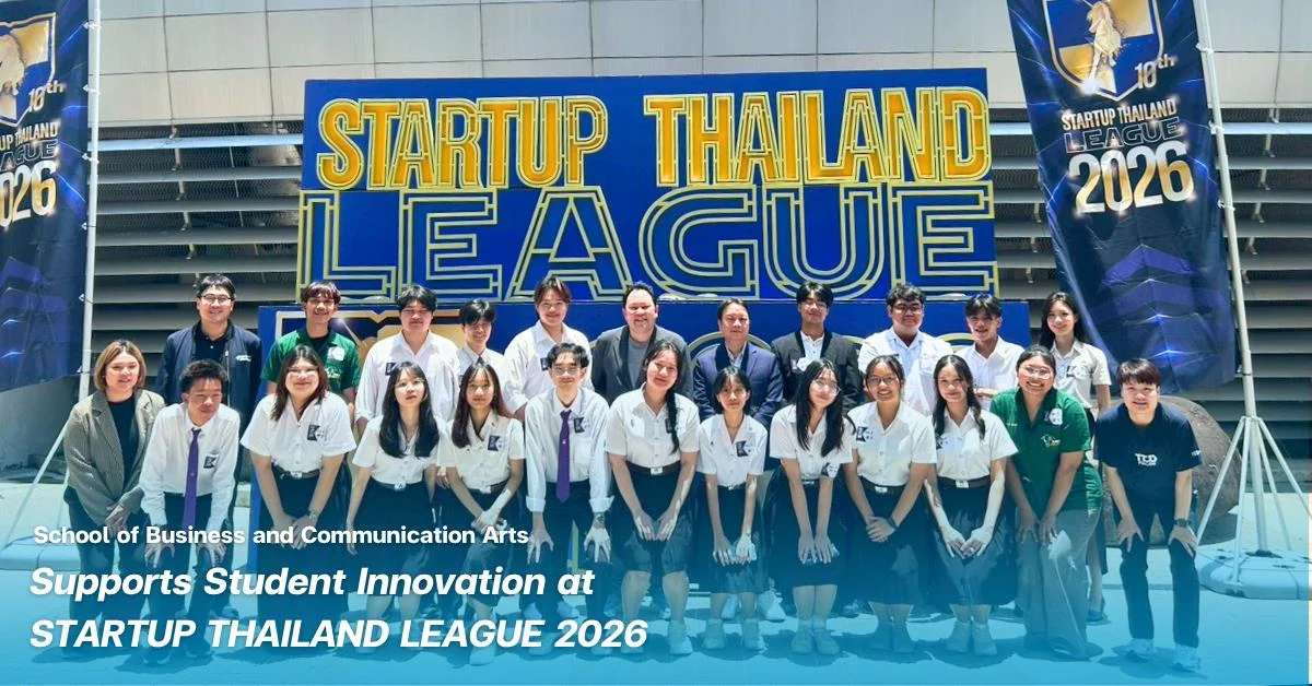 BCA, University of Phayao, Supports Student Innovation at STARTUP THAILAND LEAGUE 2026