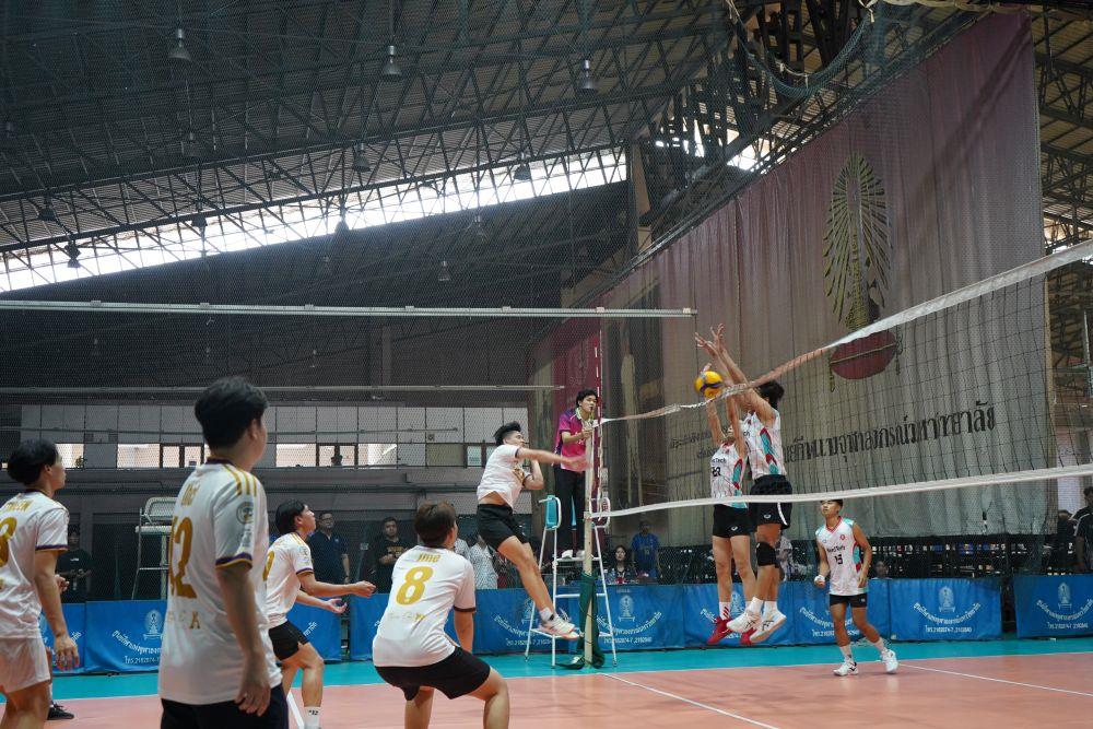 Volleyball match at the 25th Medical Technology–Allied Health Sciences Games