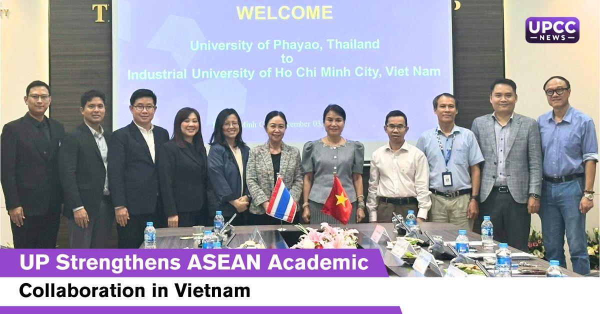 University of Phayao delegation at the Industrial University of Ho Chi Minh City, Vietnam