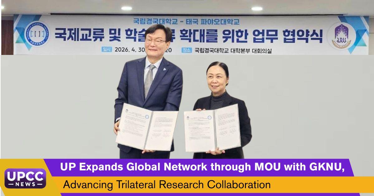MOU signing ceremony between University of Phayao and Gyeongkuk National University, Republic of Korea