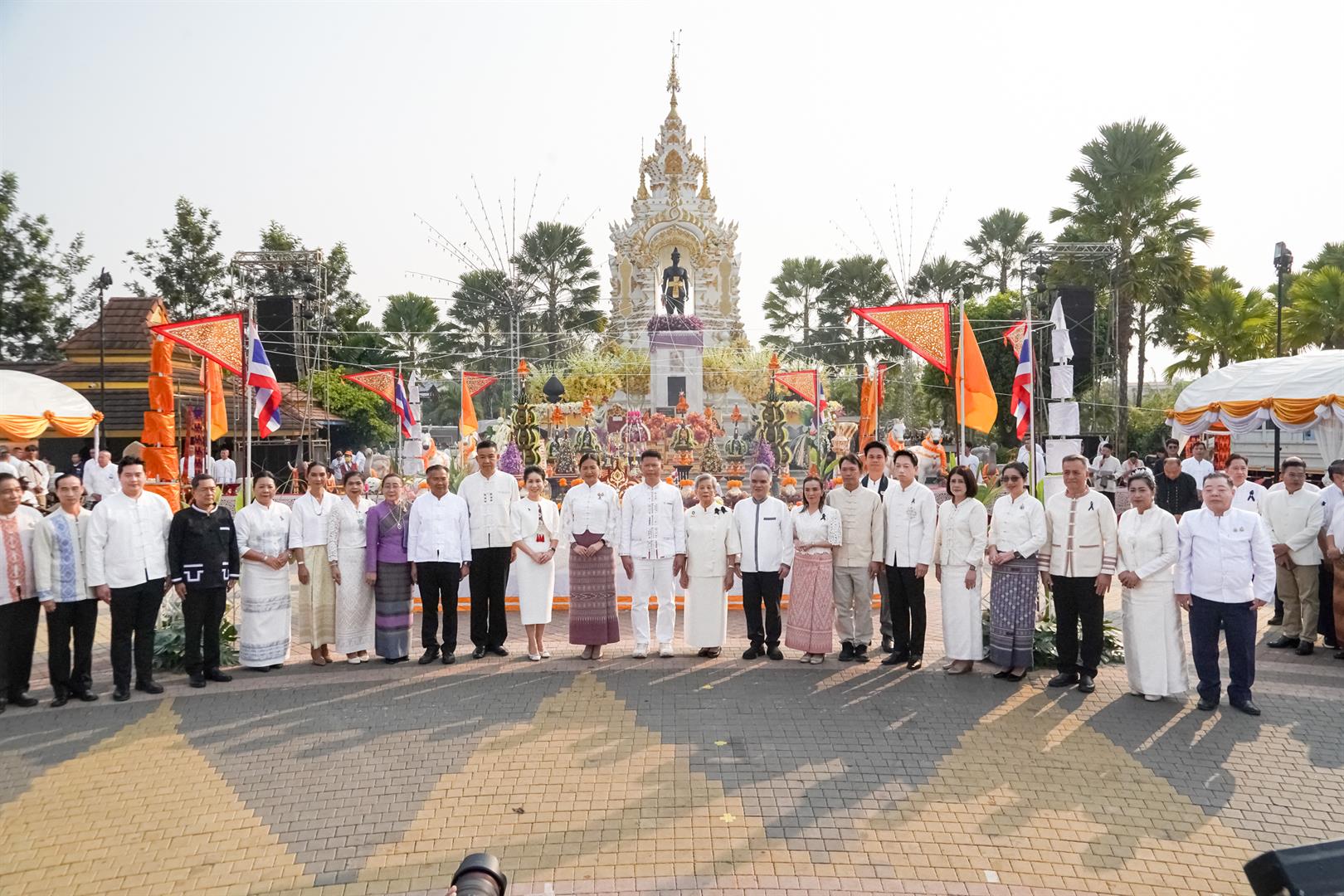 Ceremonial procession at the King Ngam Muang Worship Ceremony 2026