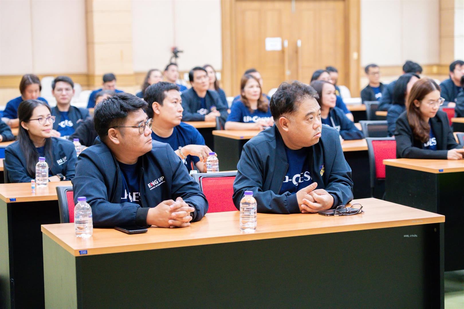 Engineering staff attending the training classroom session
