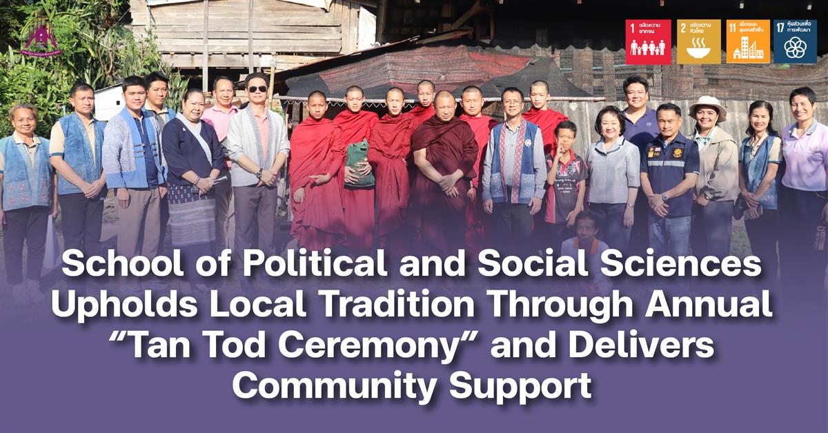 Group photo at the annual Tan Tod Ceremony in Mae Ka Subdistrict