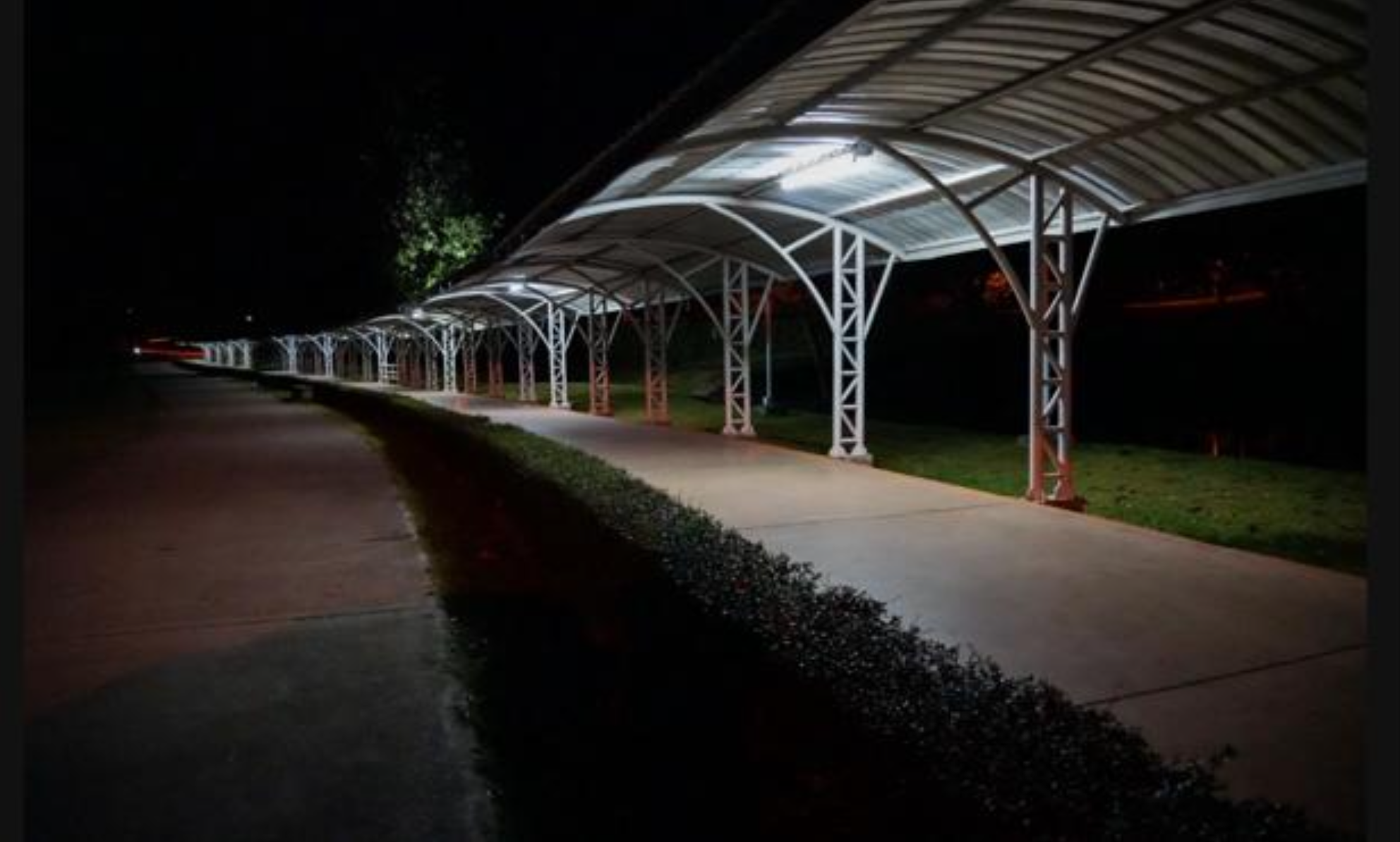 Street lamp for pedestrian in night