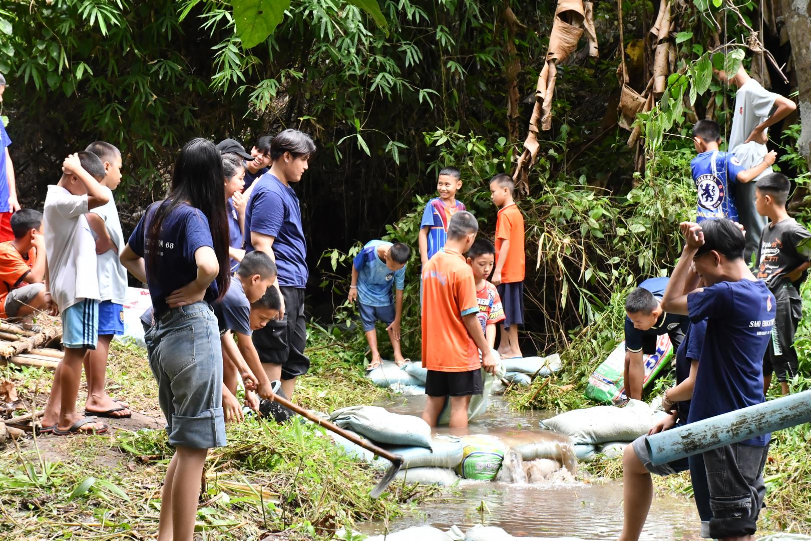 School of Education Student Association volunteer camp at Ban Mae Mae School, Chiang Mai