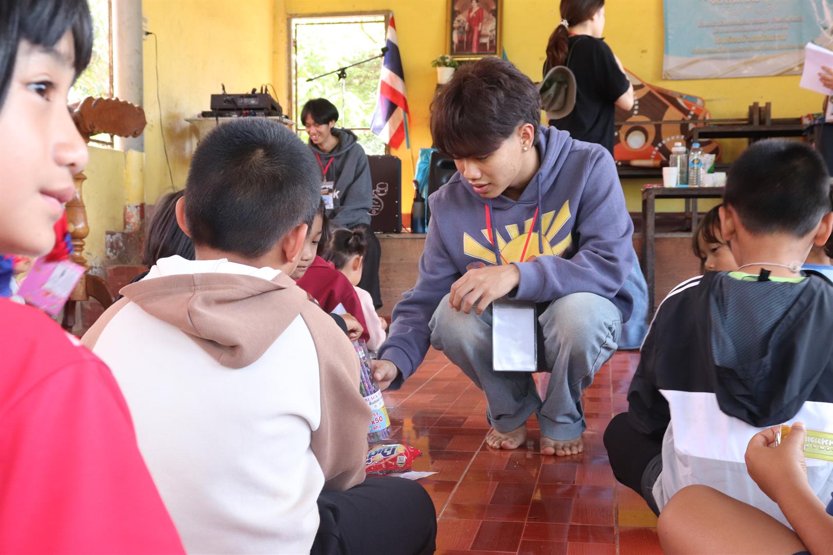 Engineering UP donating equipment to Ban Mae Om Lan School, Mae Hong Son Province